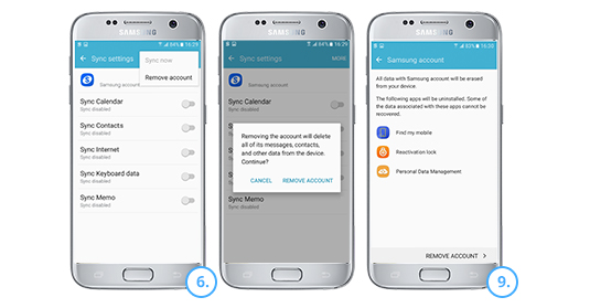 Remove Samsung Account